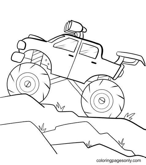 Desenhos de Monster Truck Para Colorir 54