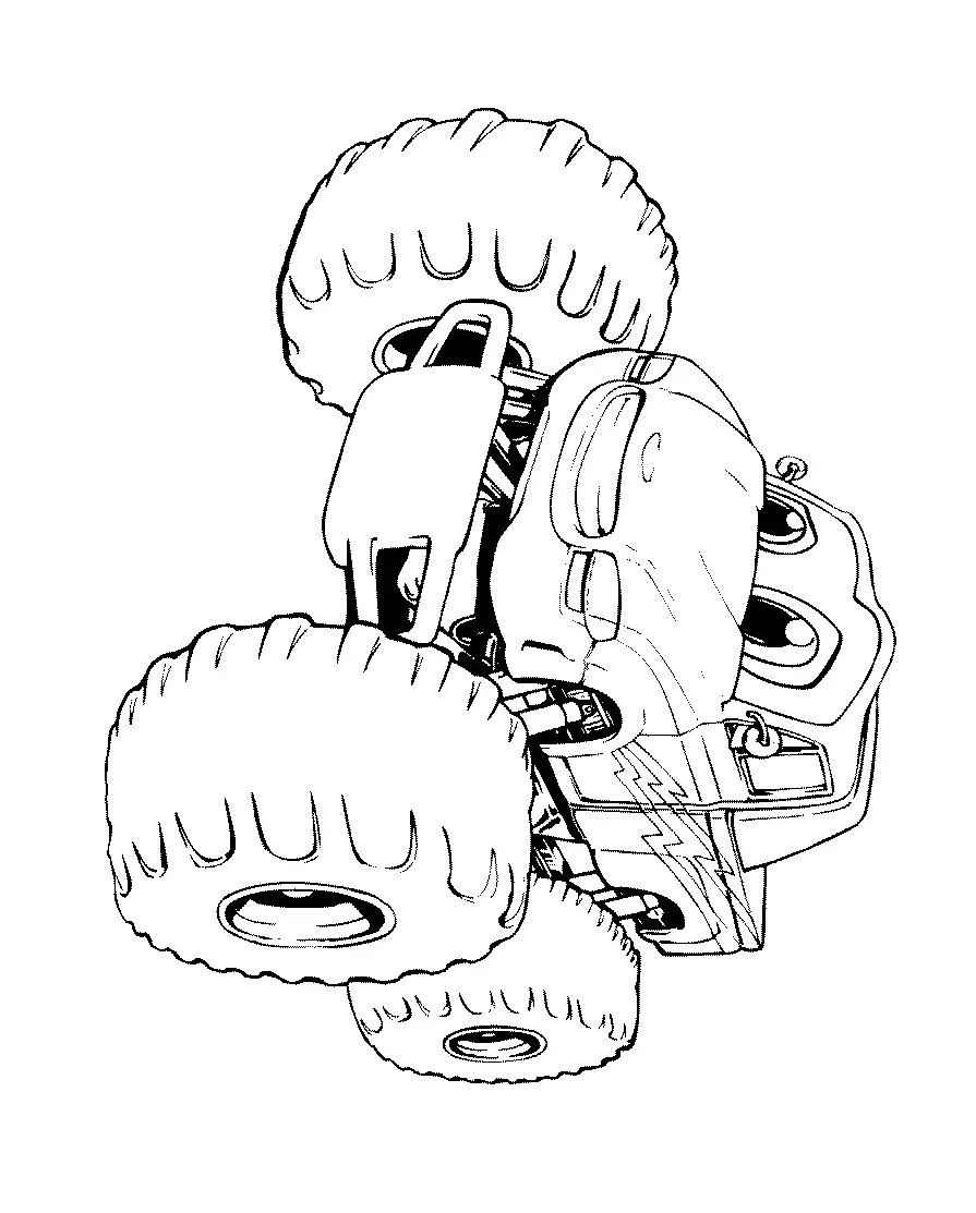 Desenhos de Monster Truck Para Colorir 77