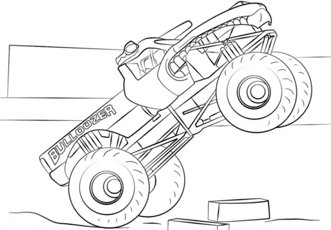 Desenhos de Monster Truck Para Colorir 79