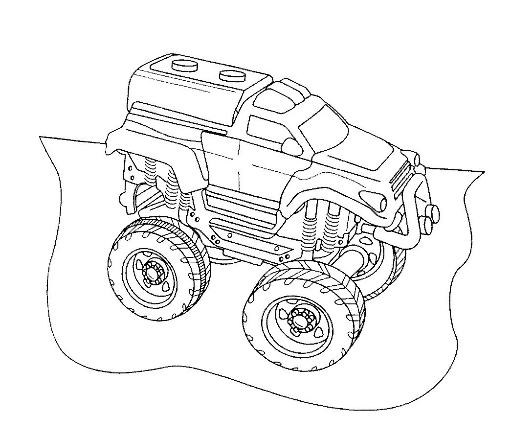 Desenhos de Monster Truck Para Colorir 84