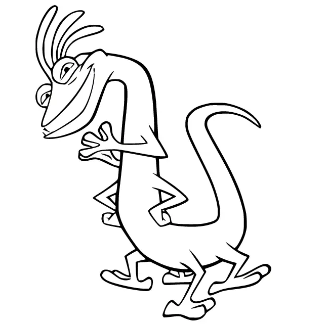 Desenhos de Monstros Sa Para Colorir 15