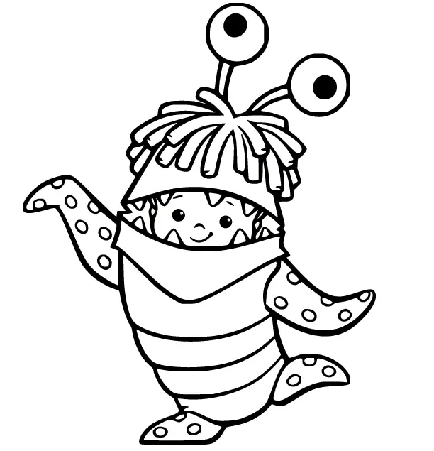 Desenhos de Monstros Sa Para Colorir 18