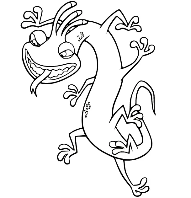 Desenhos de Monstros Sa Para Colorir 25