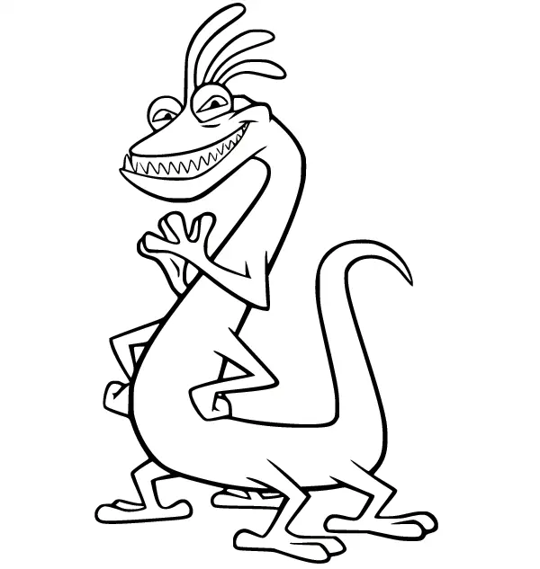 Desenhos de Monstros Sa Para Colorir 37