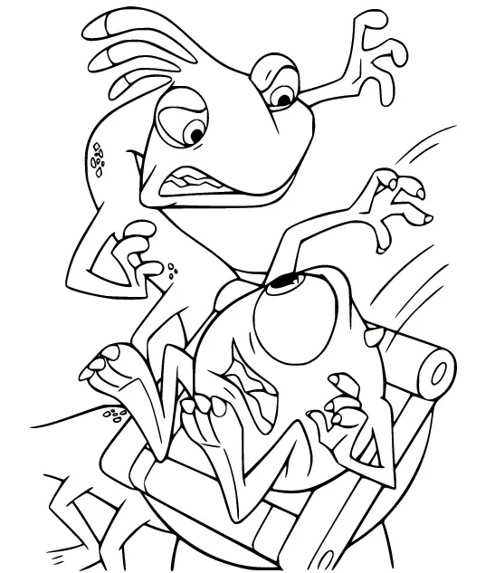Desenhos de Monstros Sa Para Colorir 47