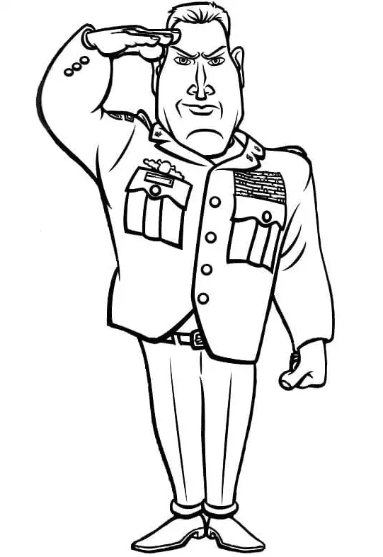 Monsters vs Aliens Coloring Pages 18