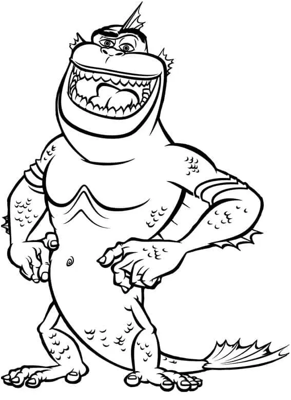 Monsters vs Aliens Coloring Pages 35
