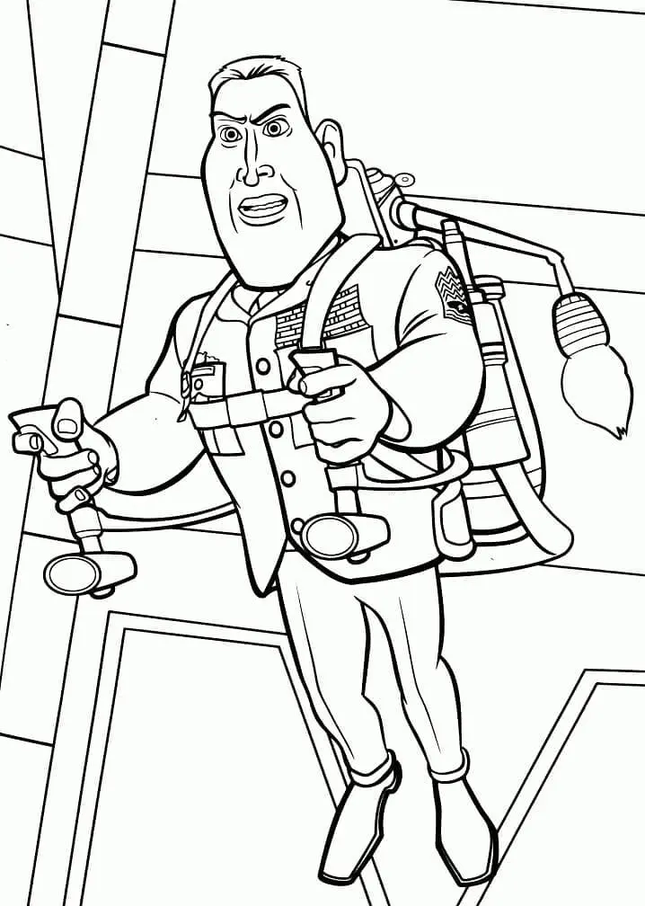 Monsters vs Aliens Coloring Pages 42