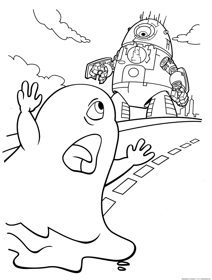 Monsters vs Aliens Coloring Pages 9