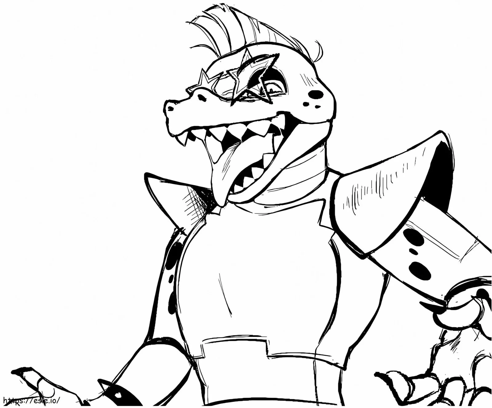 Montgomery Gator Ausmalbilder 11