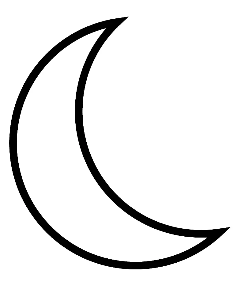 Mond Ausmalbilder 21