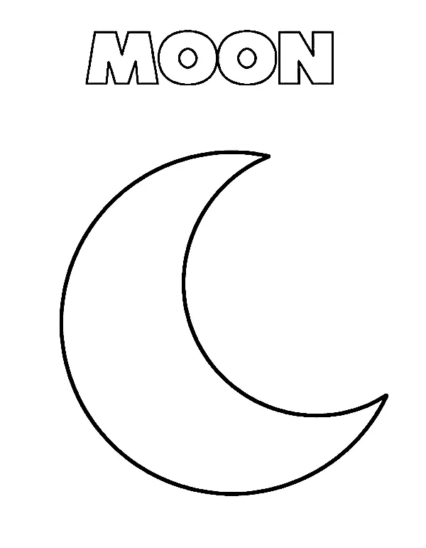 Mond Ausmalbilder 25