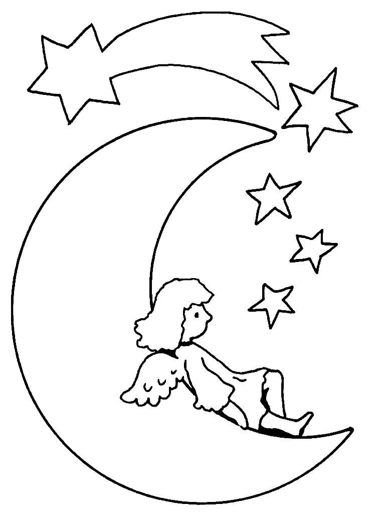 Mond Ausmalbilder 30