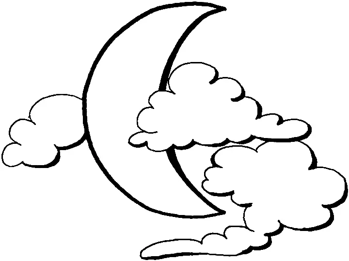 Mond Ausmalbilder 32