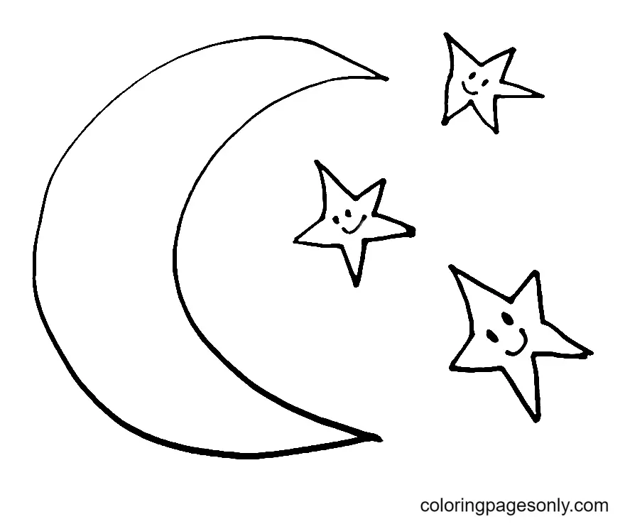 Mond Ausmalbilder 33