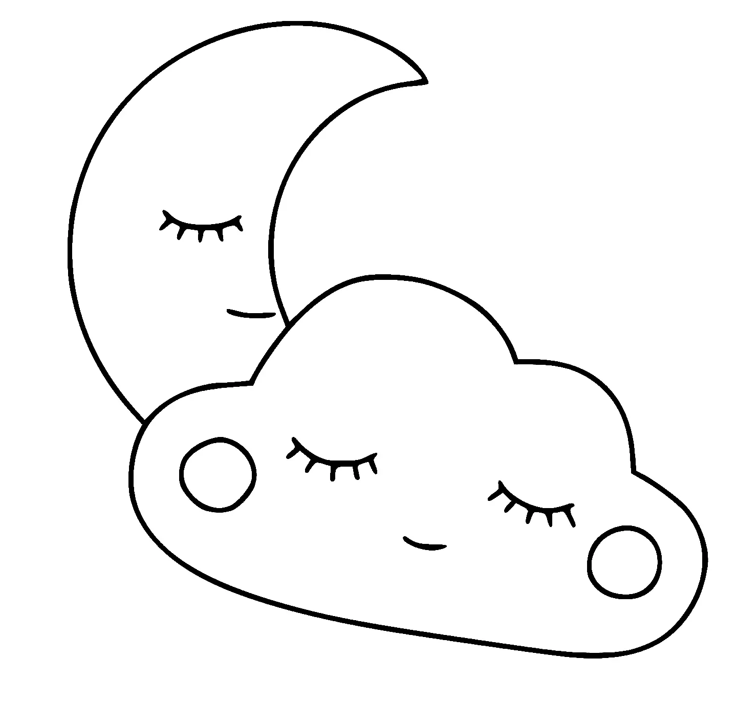 Mond Ausmalbilder 34