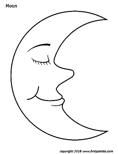 Mond Ausmalbilder 39