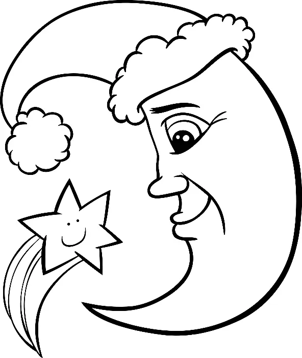 Mond Ausmalbilder 41