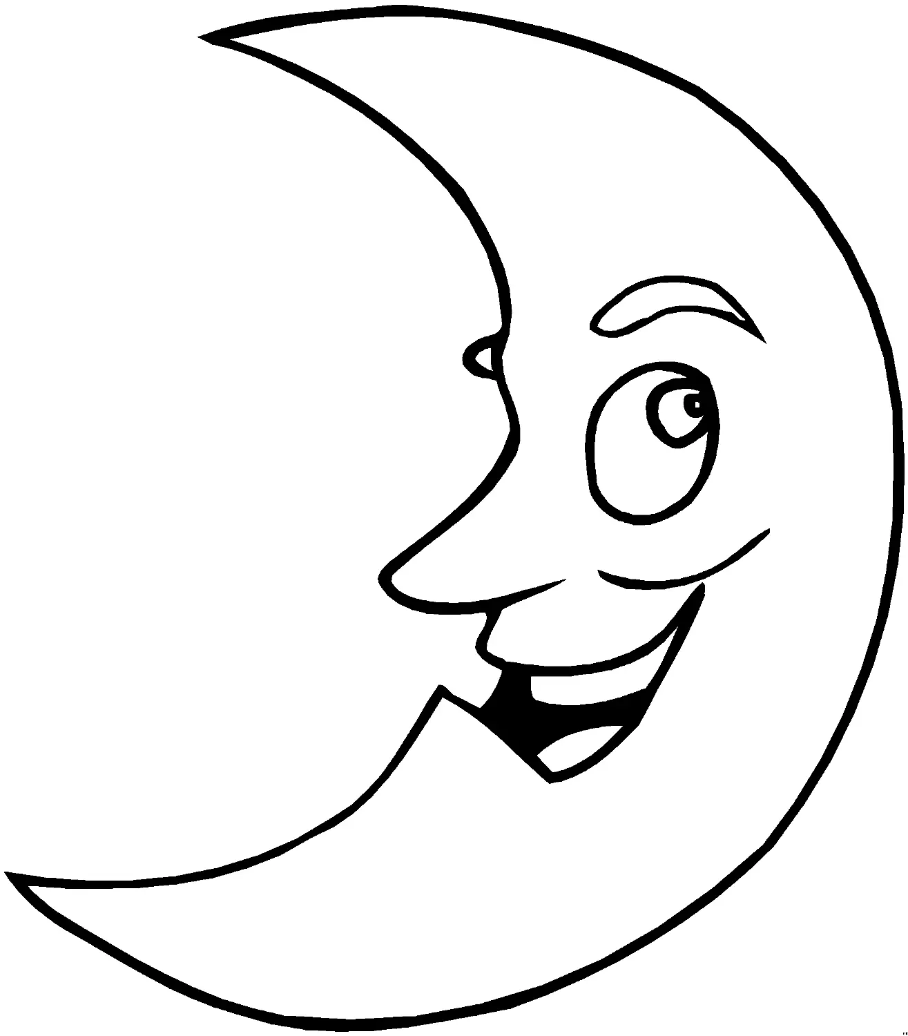 Mond Ausmalbilder 46