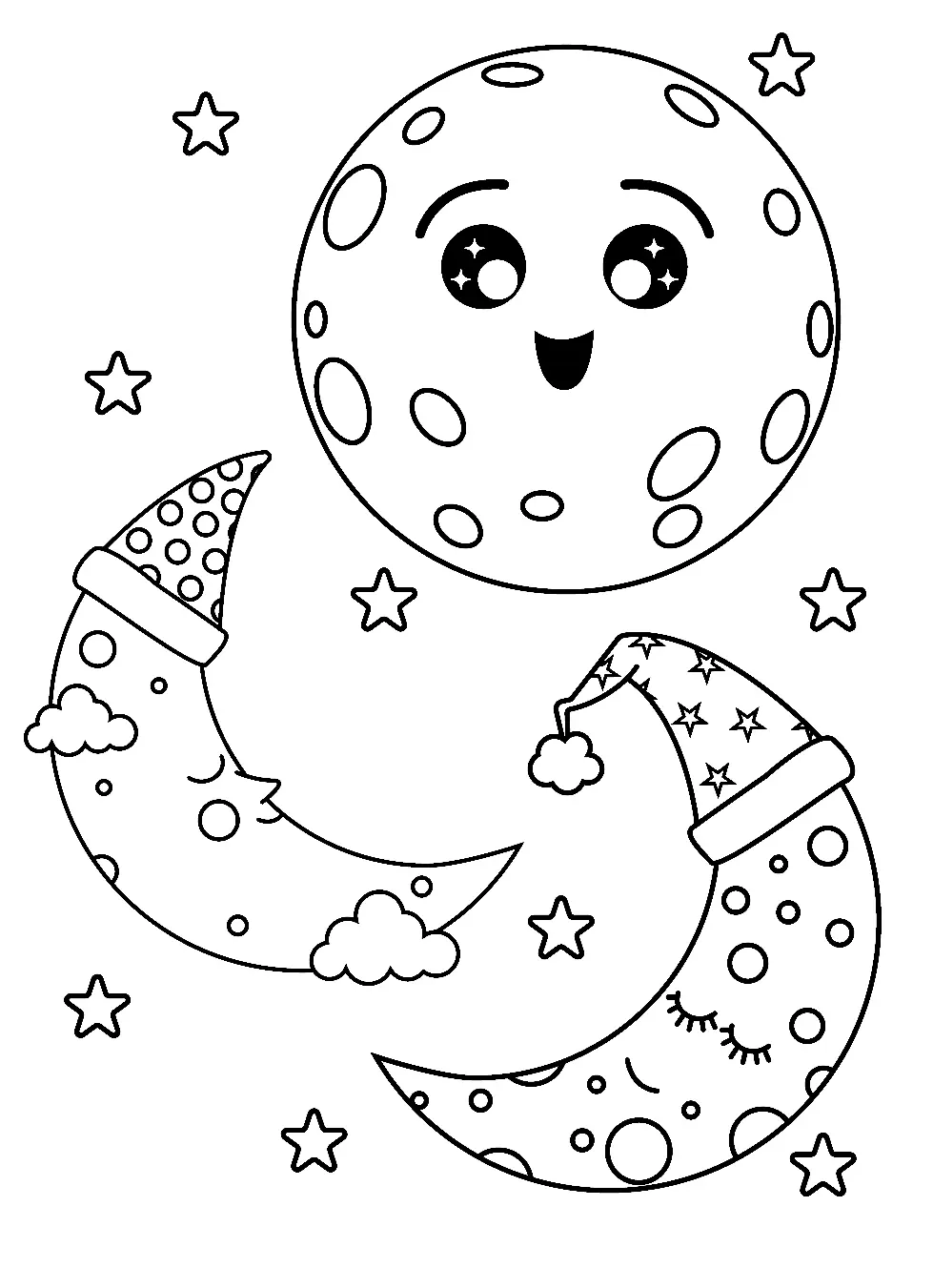 Mond Ausmalbilder 47