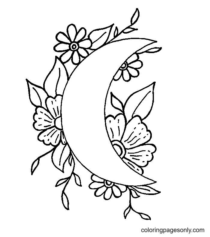 Mond Ausmalbilder 5