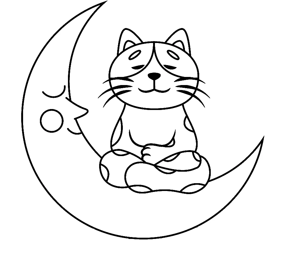 Mond Ausmalbilder 8