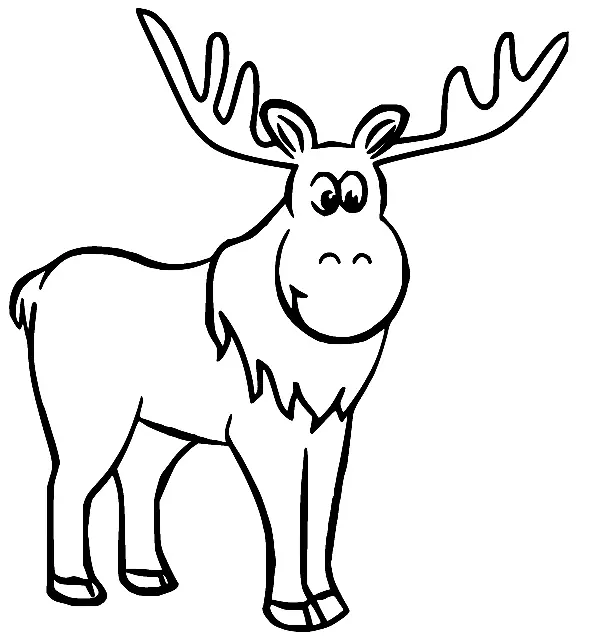 Alces Para Colorear 11