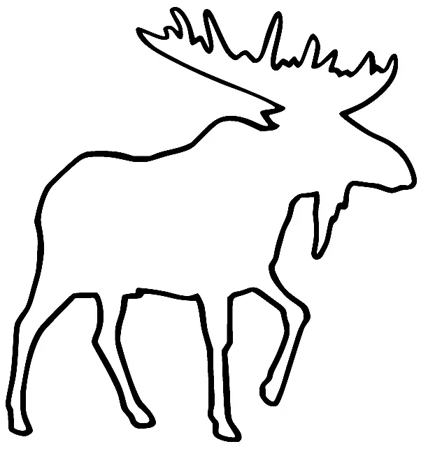 Alces Para Colorear 12