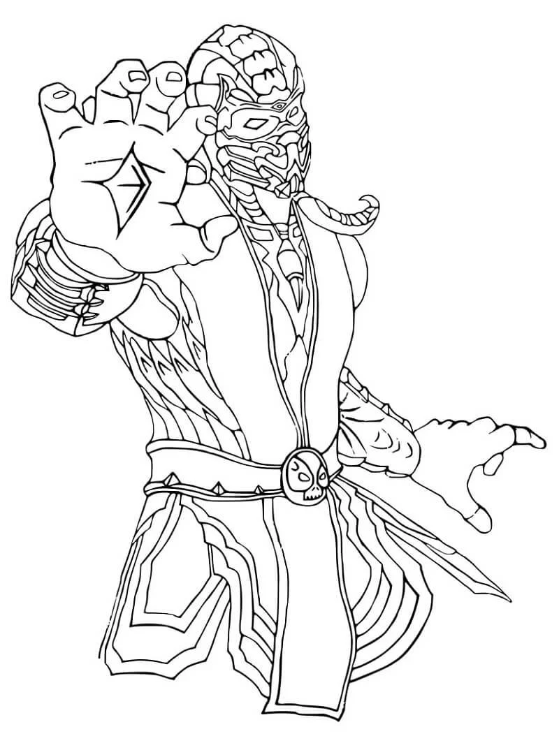 Desenhos de Mortal Kombat Para Colorir 1