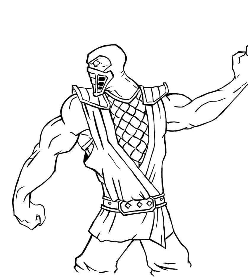 Desenhos de Mortal Kombat Para Colorir 100