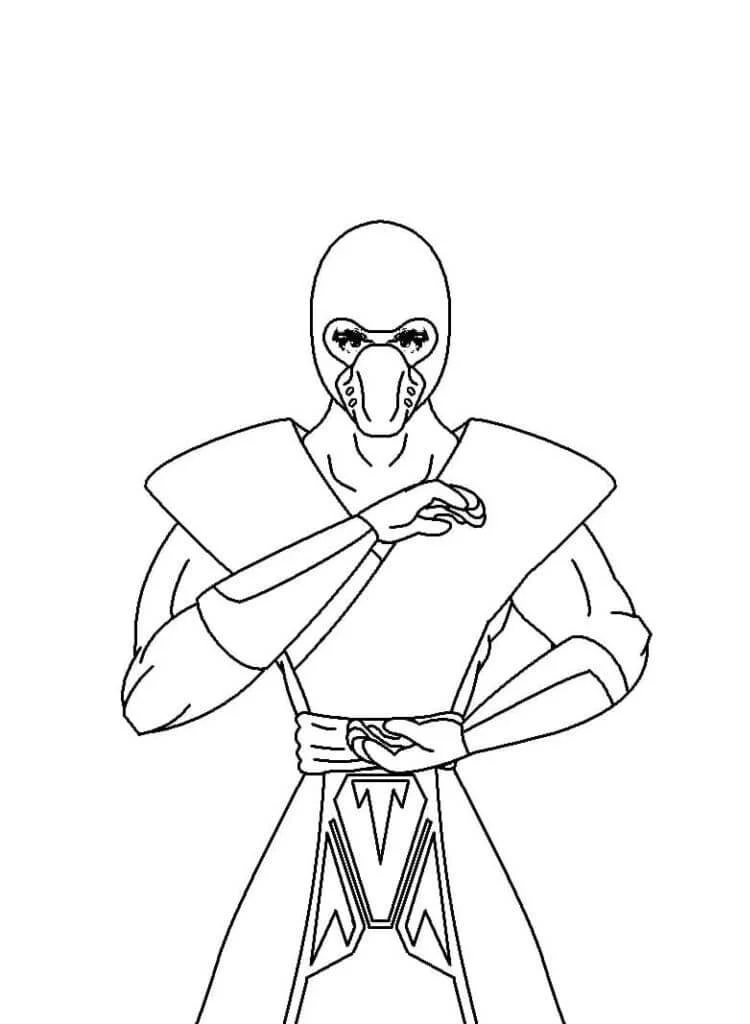 Desenhos de Mortal Kombat Para Colorir 104