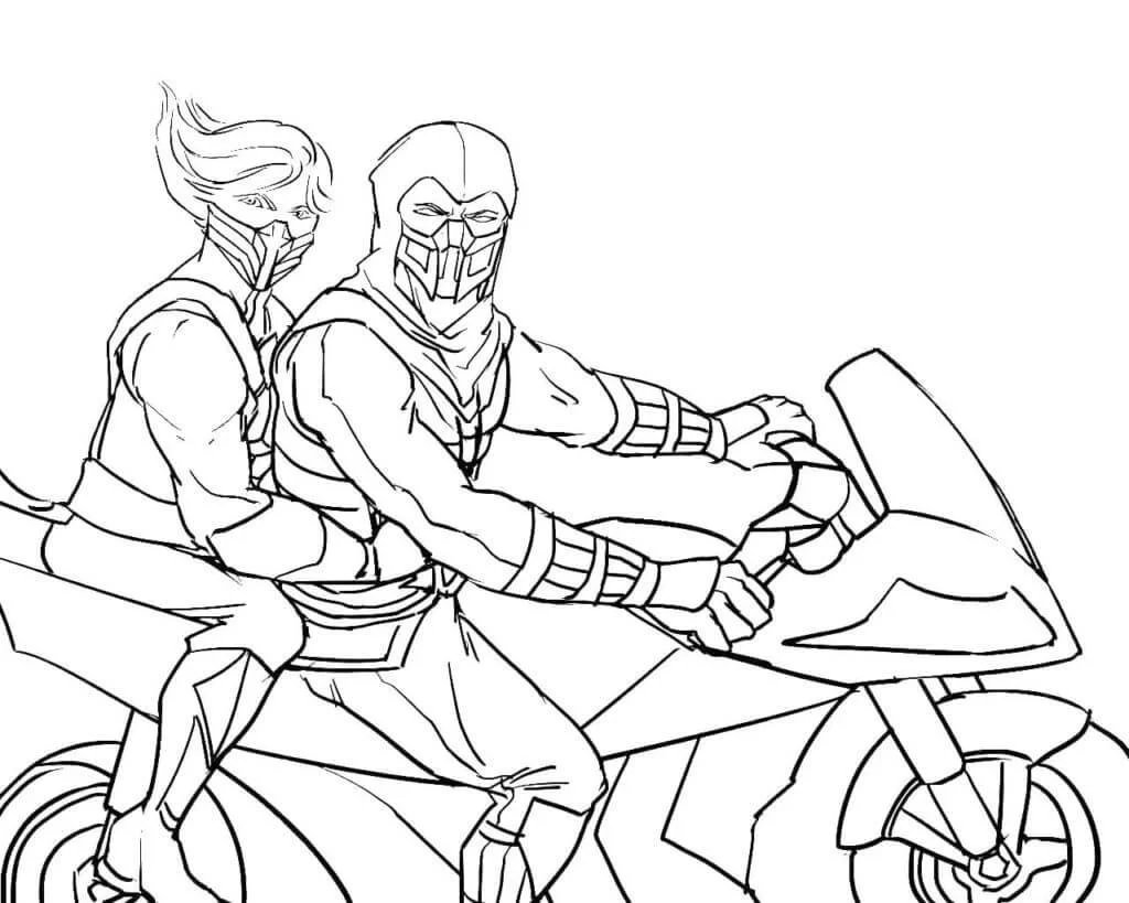 Desenhos de Mortal Kombat Para Colorir 112
