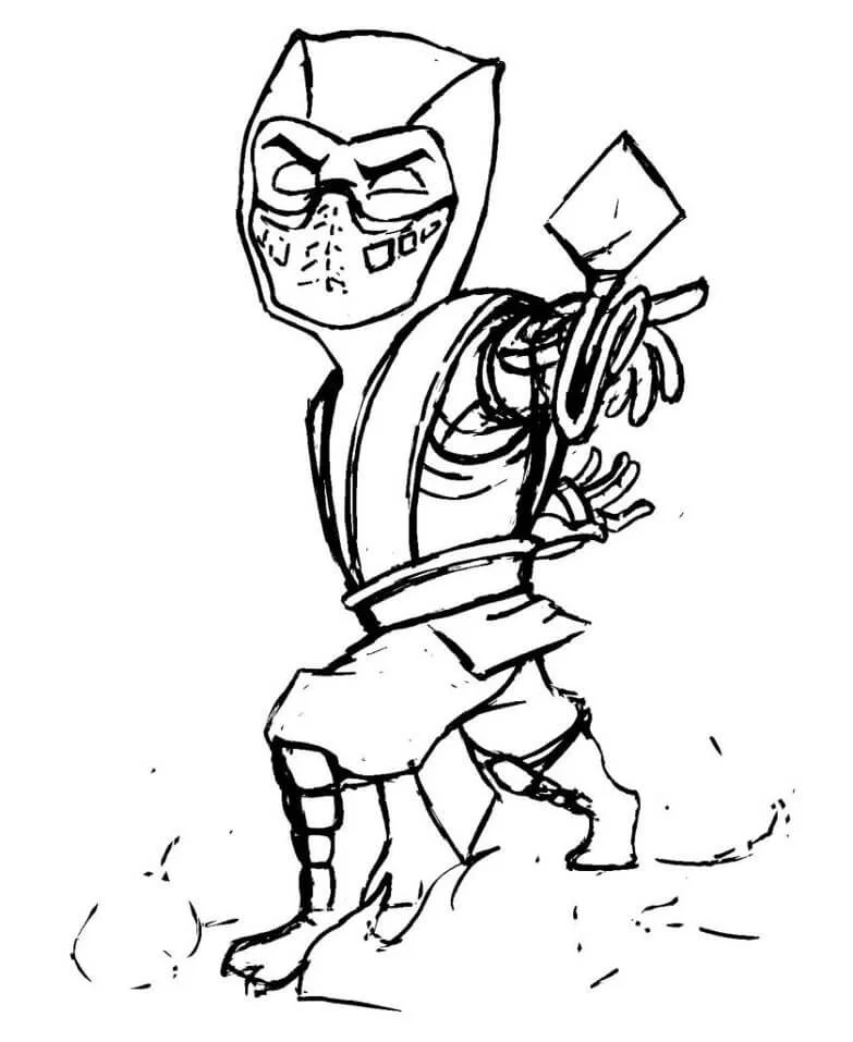 Desenhos de Mortal Kombat Para Colorir 116