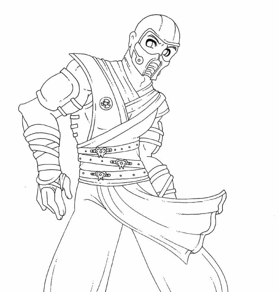 Desenhos de Mortal Kombat Para Colorir 118