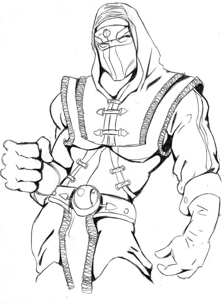 Desenhos de Mortal Kombat Para Colorir 18
