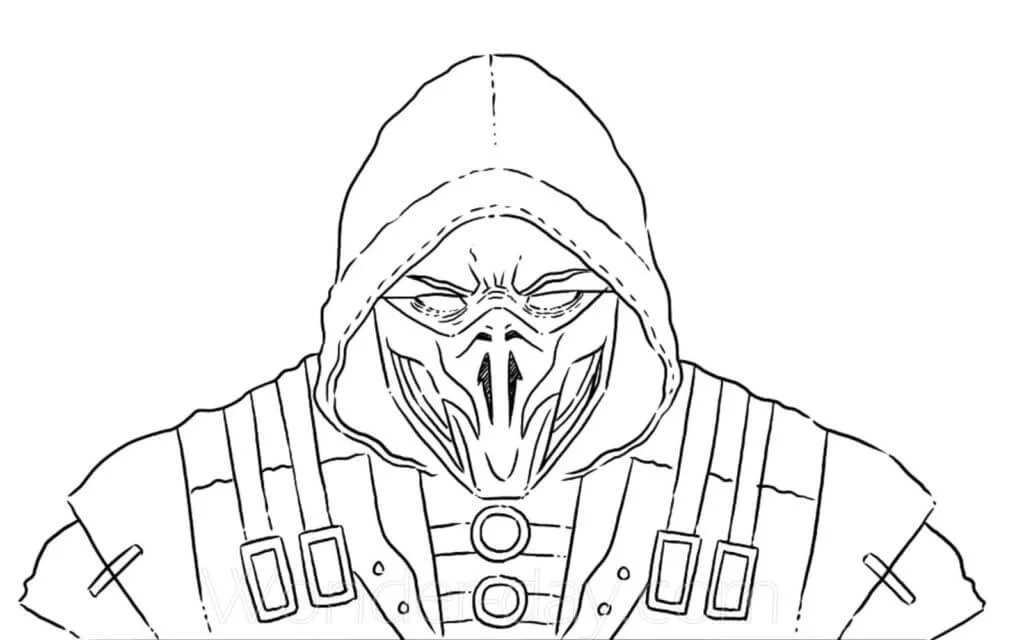 Desenhos de Mortal Kombat Para Colorir 40