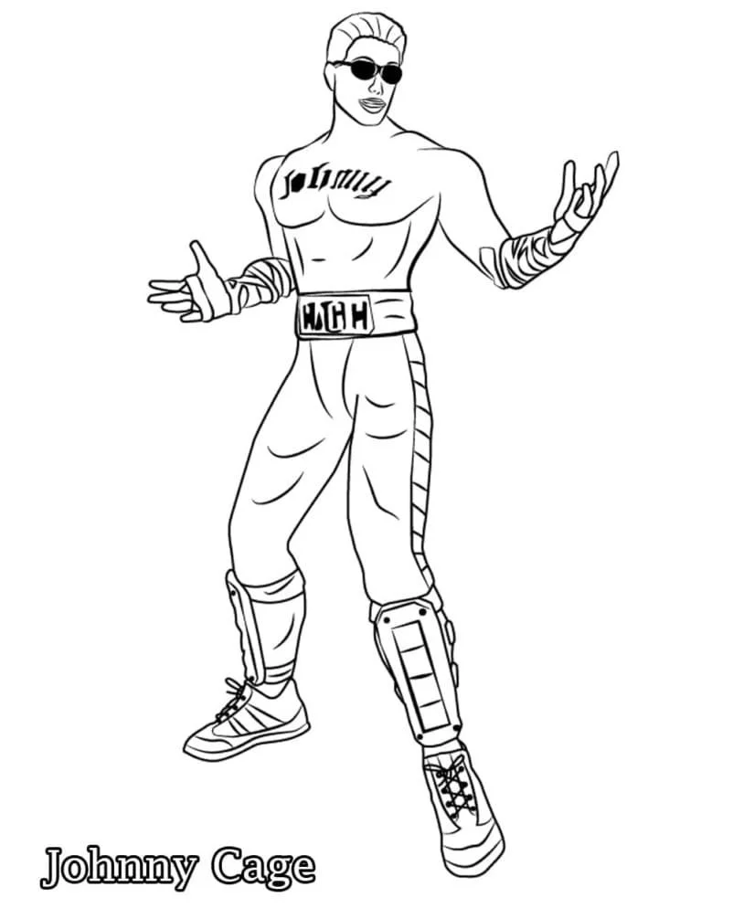 Desenhos de Mortal Kombat Para Colorir 43