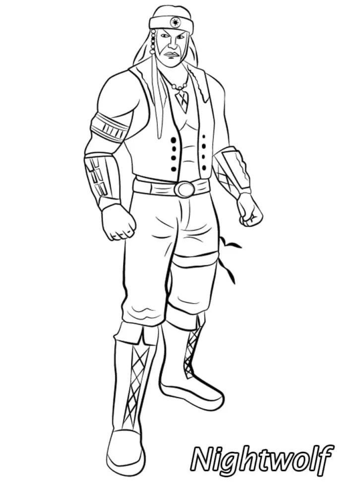 Desenhos de Mortal Kombat Para Colorir 55