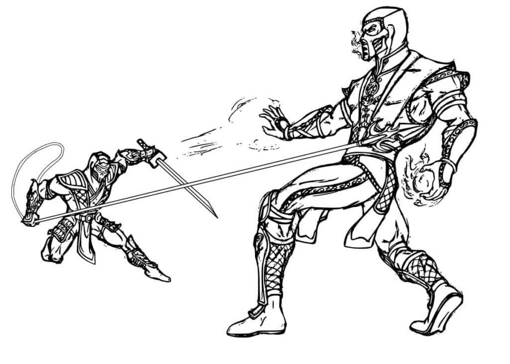 Desenhos de Mortal Kombat Para Colorir 63
