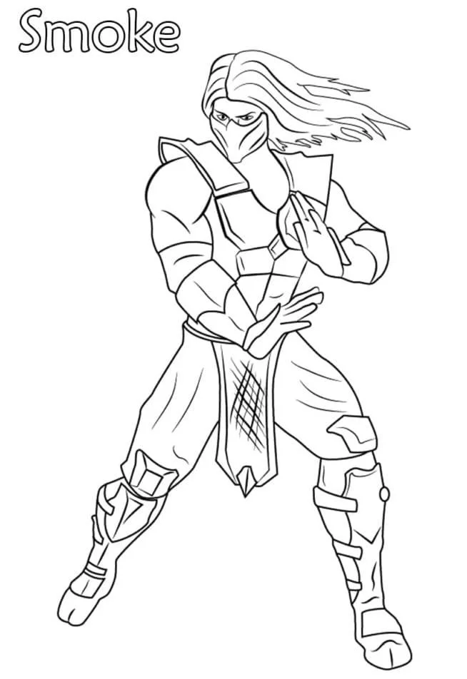 Desenhos de Mortal Kombat Para Colorir 66