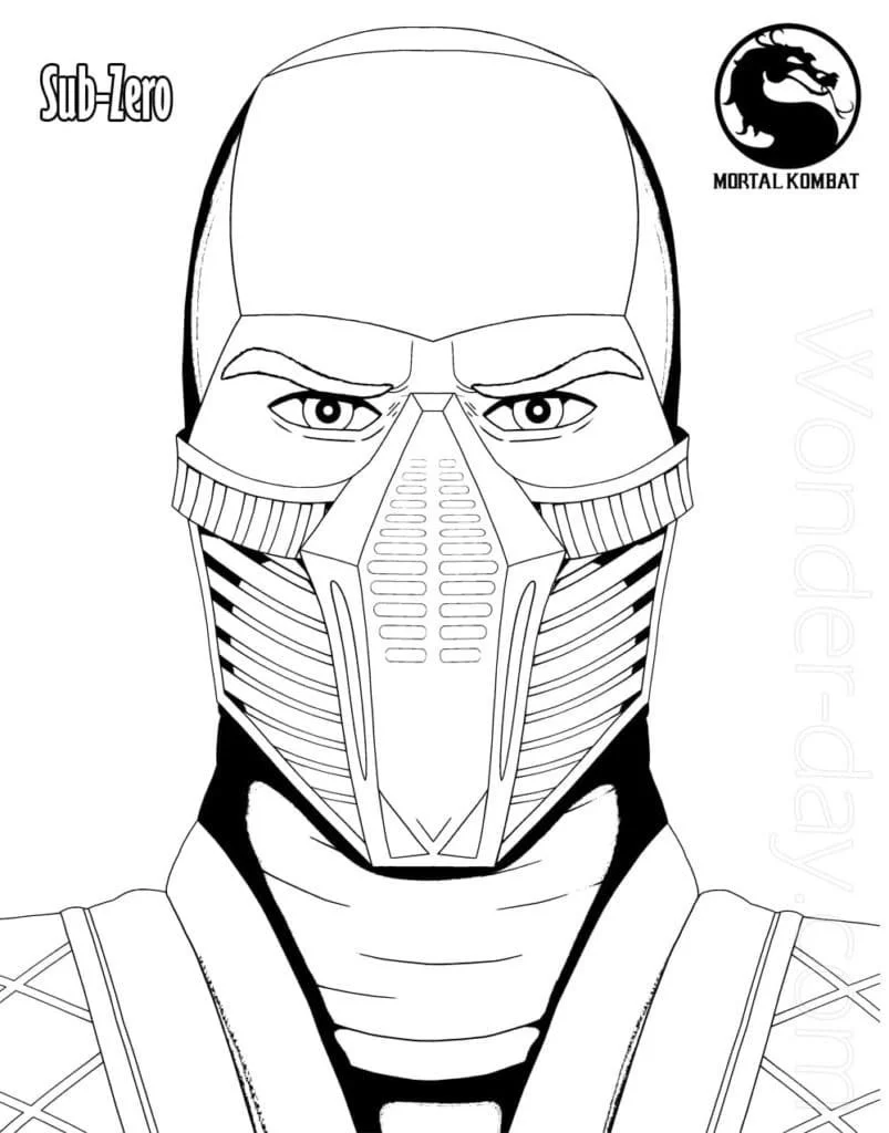 Desenhos de Mortal Kombat Para Colorir 70