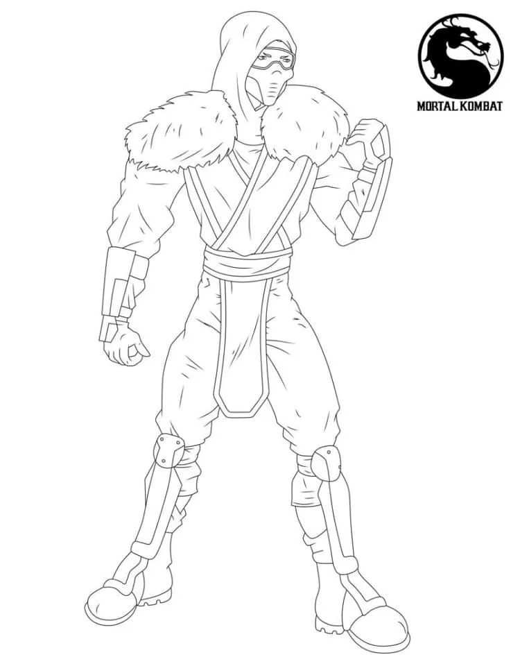 Desenhos de Mortal Kombat Para Colorir 85