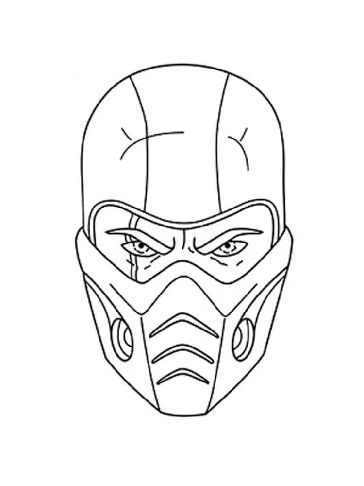 Desenhos de Mortal Kombat Para Colorir 86