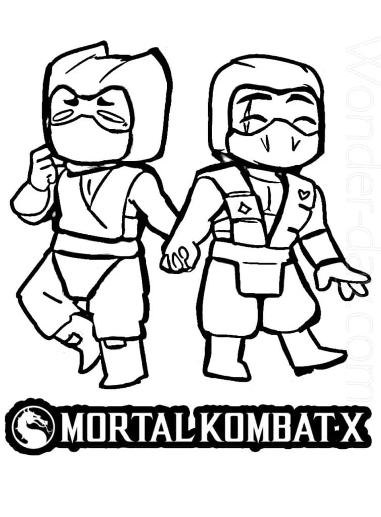 Desenhos de Mortal Kombat Para Colorir 97