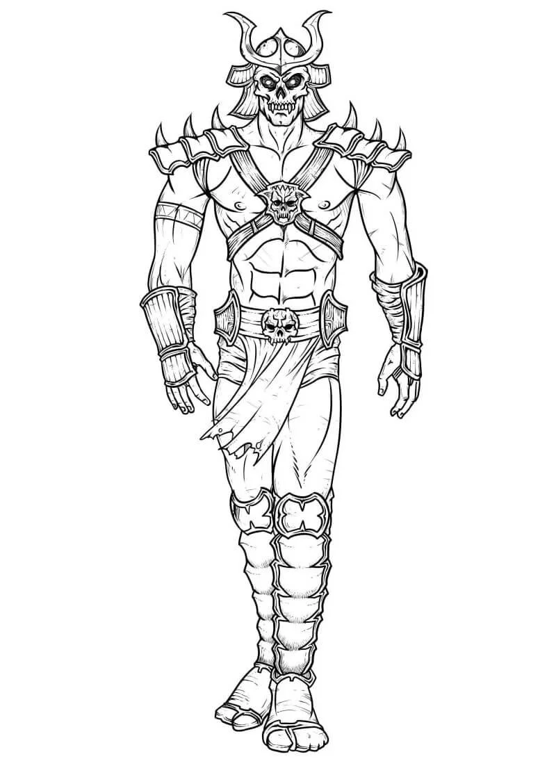 Desenhos de Mortal Kombat Para Colorir 98