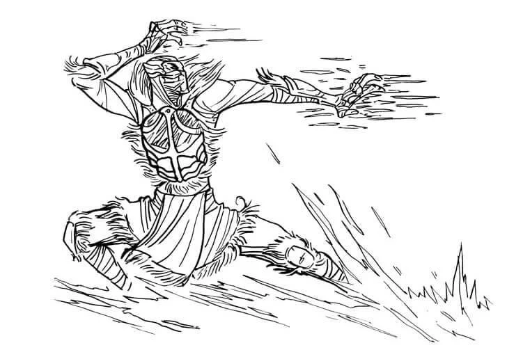 Desenhos de Mortal Kombat Para Colorir 99