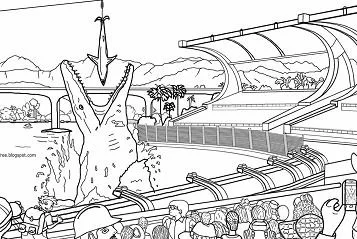 Mosasaur Coloring Pages 2