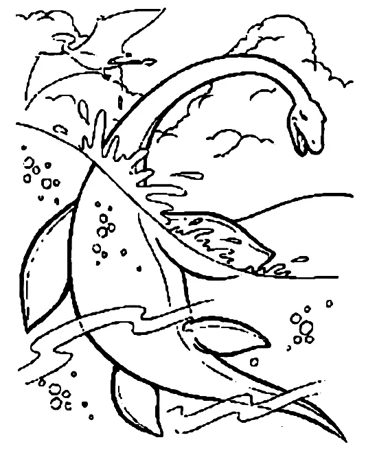 Mosasaur Coloring Pages 3