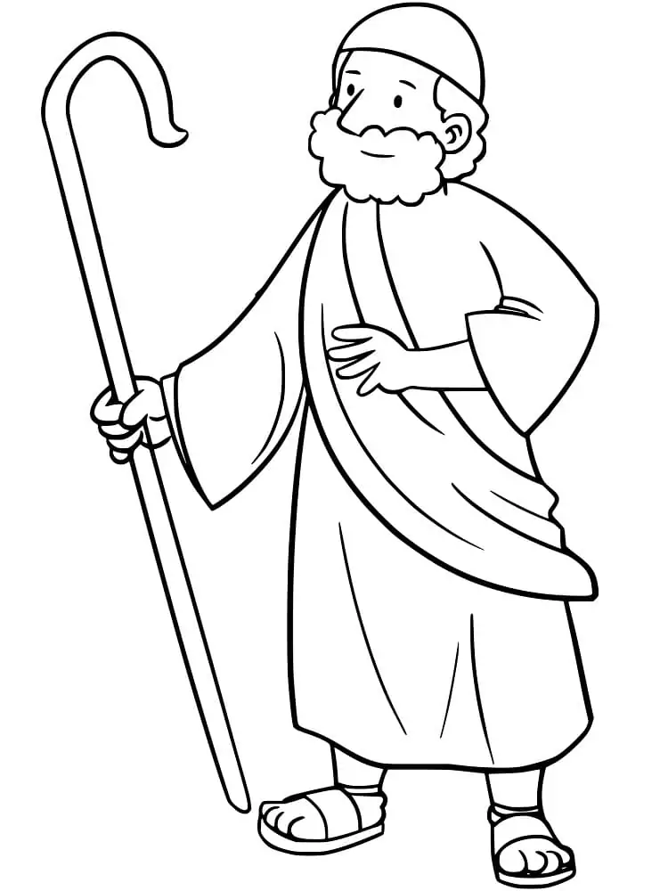 Moses Coloring Pages 13