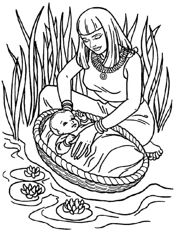 Moses Coloring Pages 16